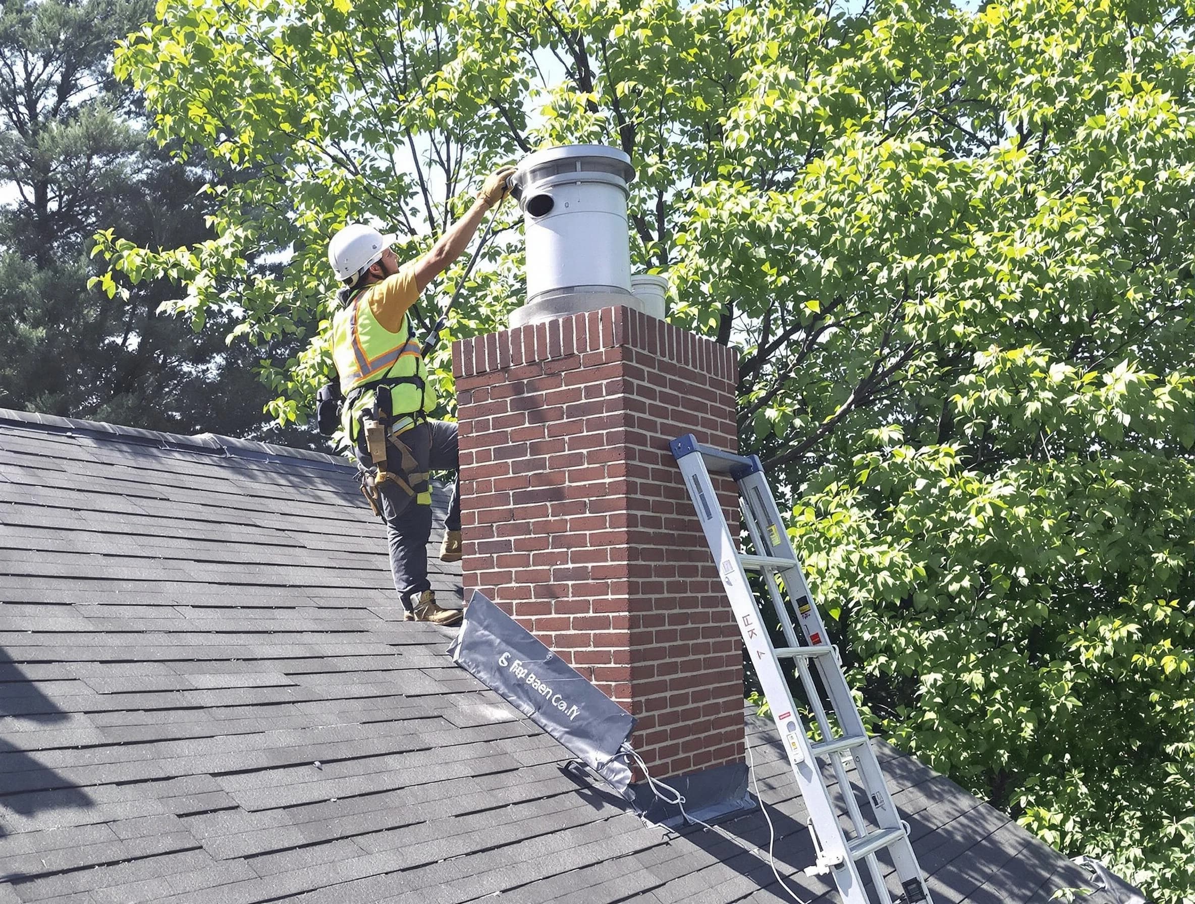 Chimney liner inspection by Pelham Chimney Sweep in Pelham, AL
