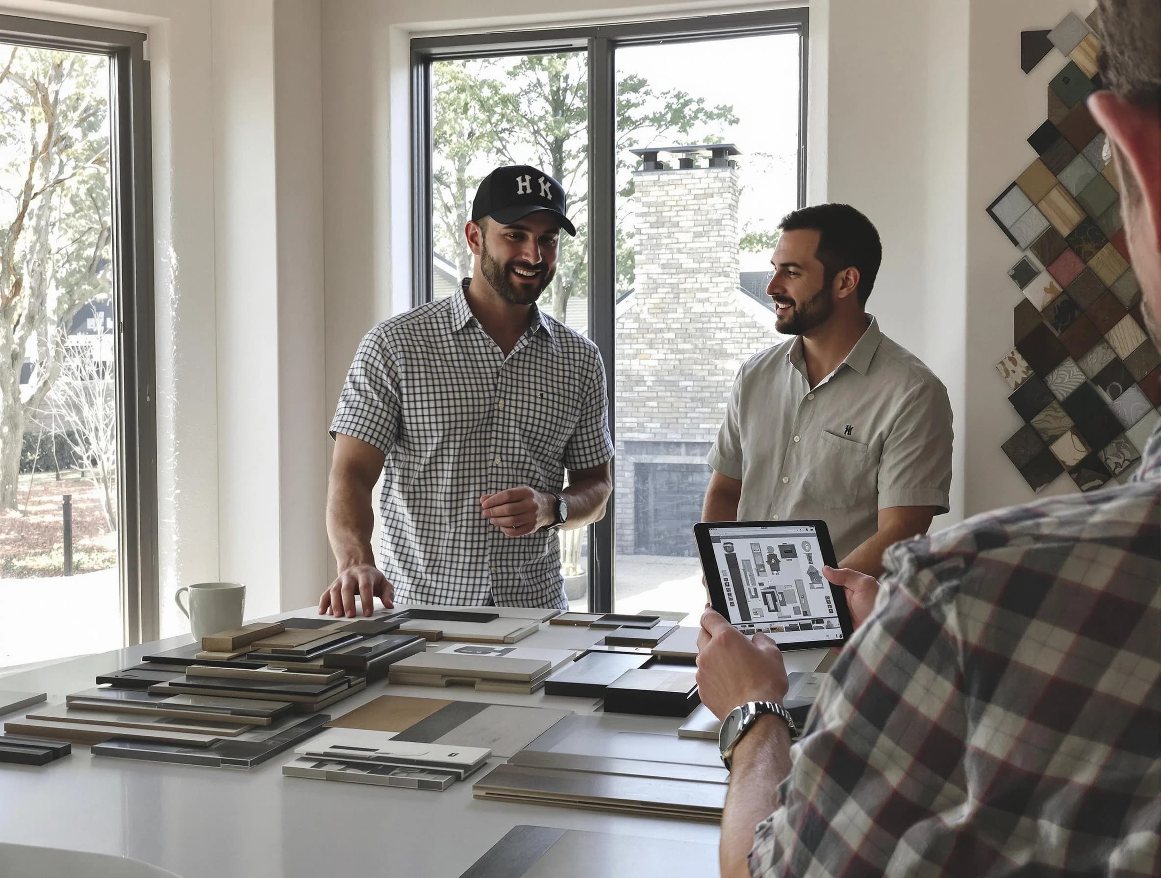 Pelham Chimney Sweep remodeling a chimney and fireplace in Pelham, AL
