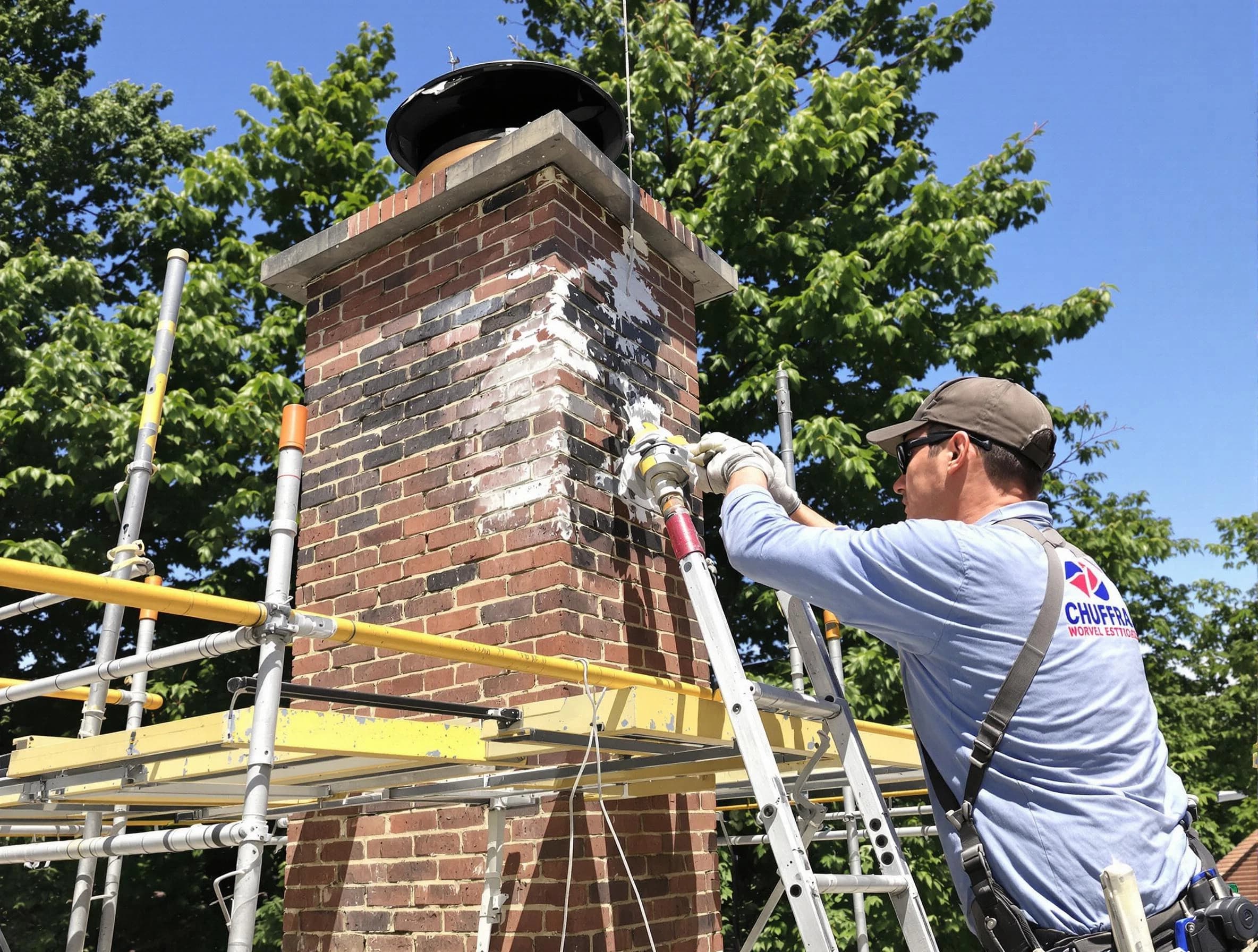 Structural chimney repair by Pelham Chimney Sweep in Pelham, AL